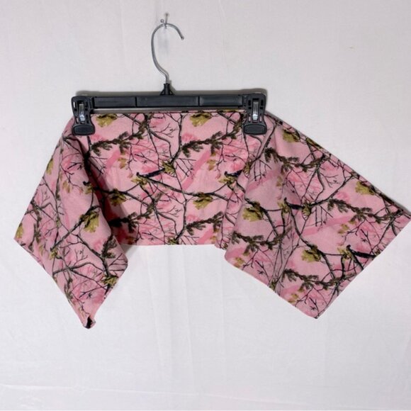 Country Stitched Pink Woodlands Camo Flannel Infinity Scarf - Picture 13 of 13